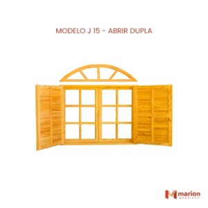 Janela de abrir dupla