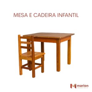 Kit infatil de madeira